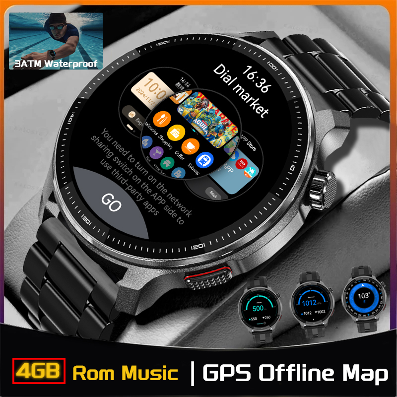 Health Wellness Bracelet - جديد 4G ذاكرة GPS غير متصل