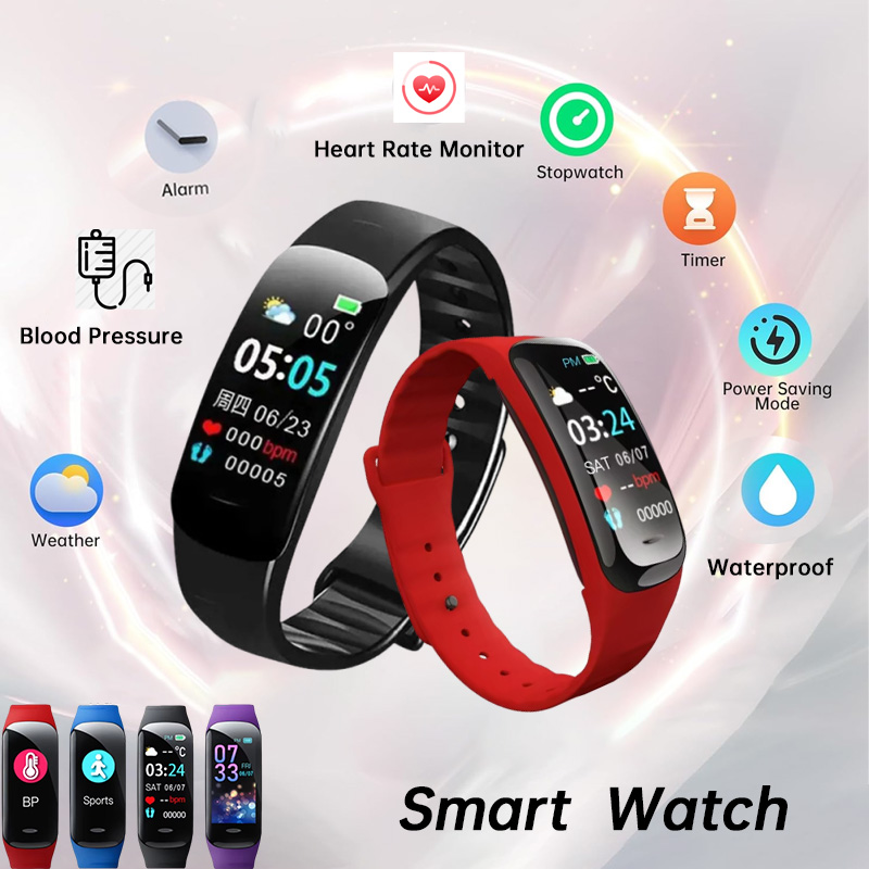 Health Wellness Bracelet - ساعة ذكية C1 Plus مع قياس
