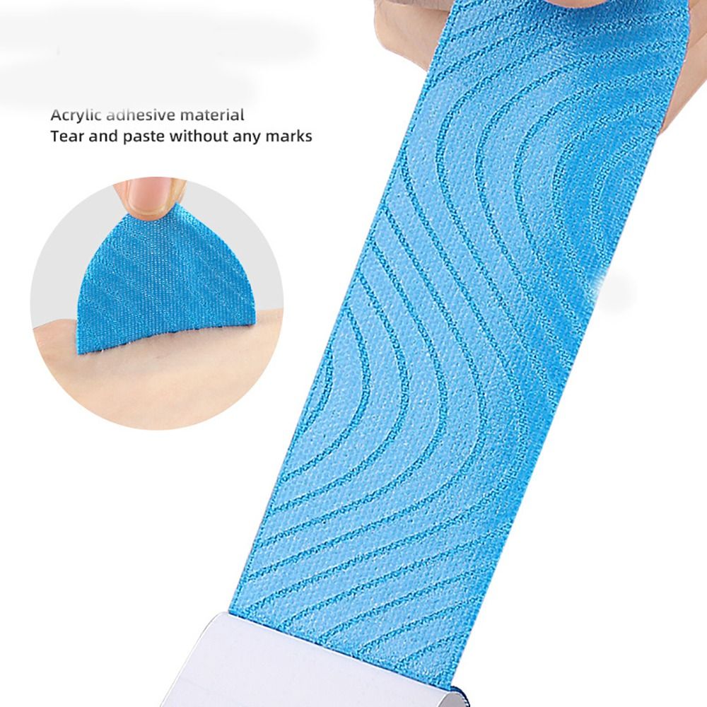 Sports Taping Precut - شريط كينيسيولوجي متين مقاوم للماء، مقطع