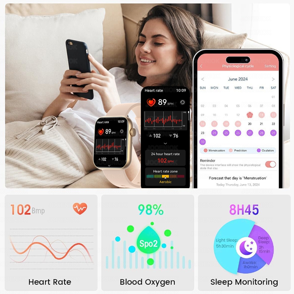 ساعة ذكية جديدة 2025 للنساء مع - مراجعة Health Wellness Bracelet وسعره