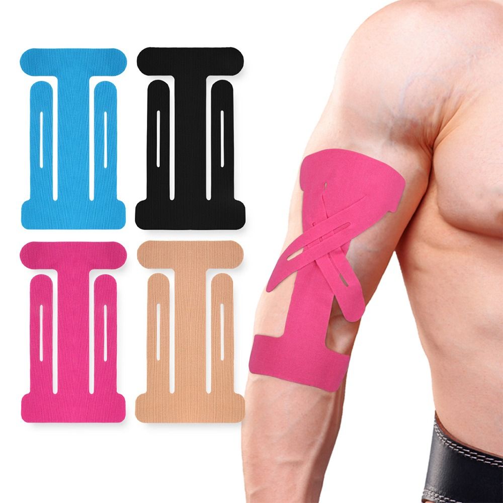 10 قطع من شريط الكينيسولوجي ال - مراجعة Sports Taping Precut وسعره