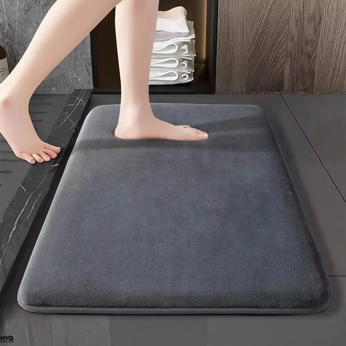 سجادة حمام مانعة للانزلاق فائق - مراجعة Bamboo Bath Mat وسعره