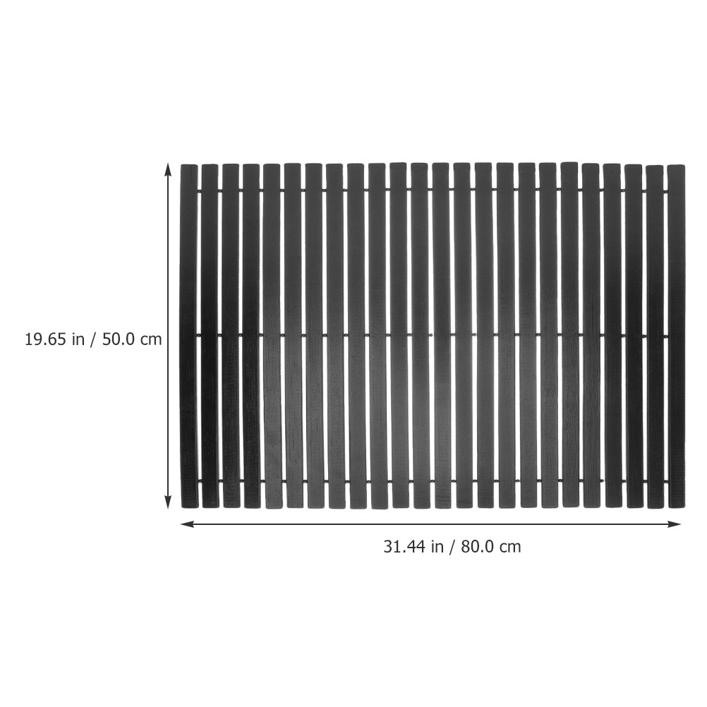 حصيرة حمام من الخيزران مانعة ل - مراجعة Bamboo Bath Mat وسعره
