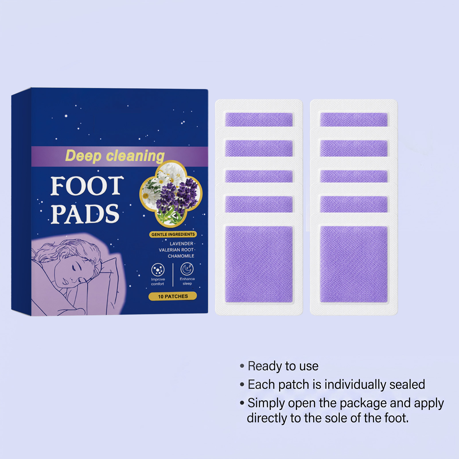 لصقات القدم للنوم العميق تحسن  - مراجعة Detox Foot Patch وسعره