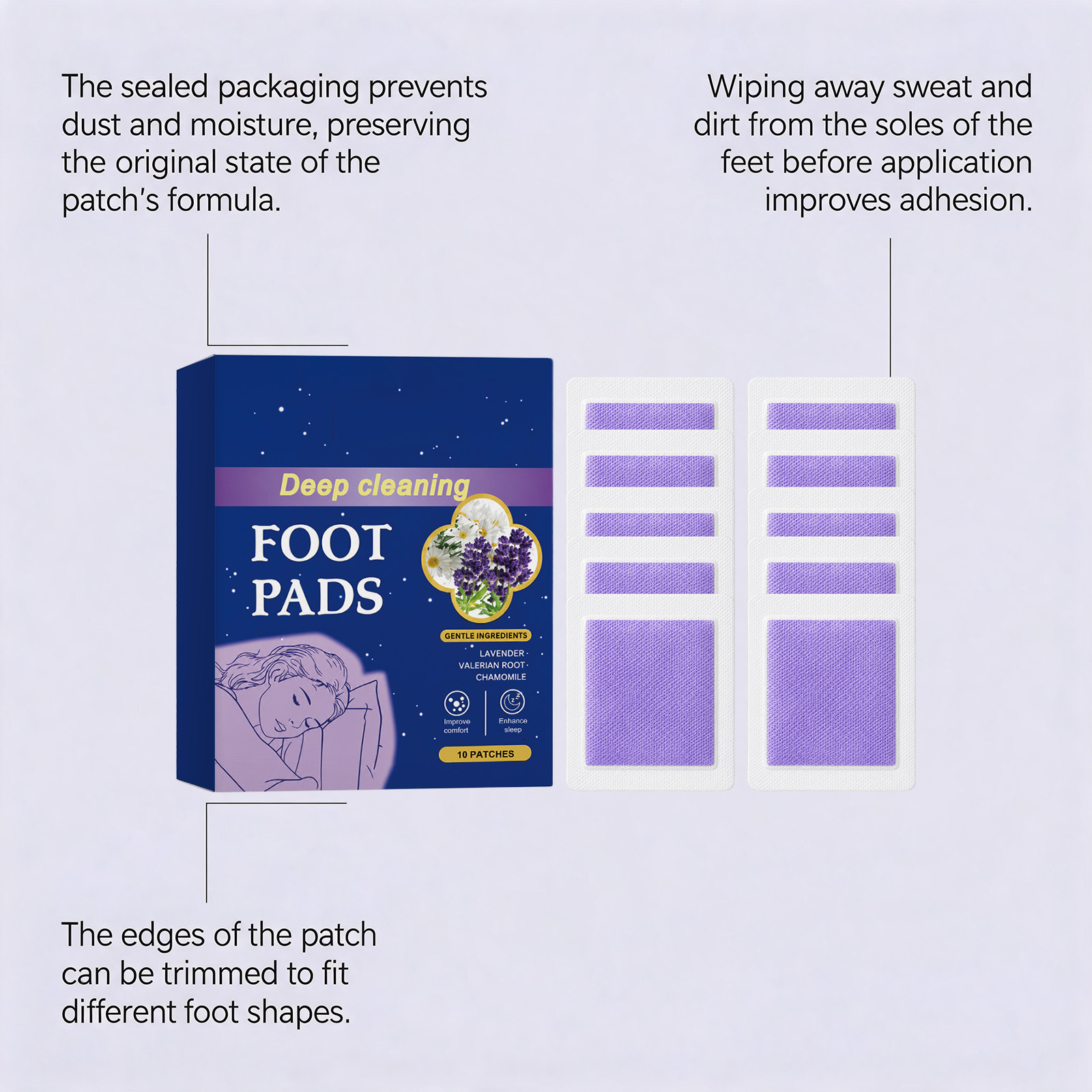 لصقات القدم للنوم العميق تحسن  - مراجعة Detox Foot Patch وسعره