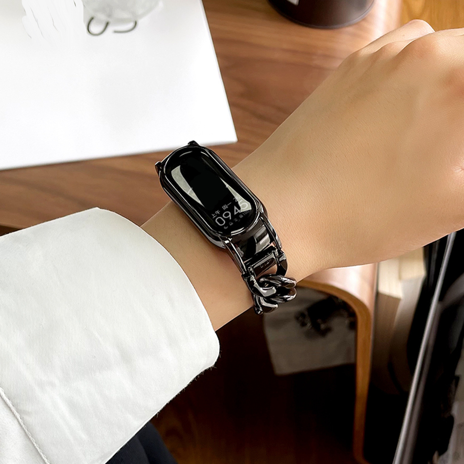 حزام معدني لساعة شاومي مي باند - مراجعة Health Wellness Bracelet وسعره